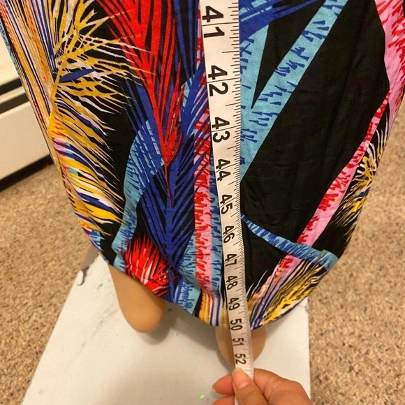 Romantic Sini Boho Artsy Y2K Strapless High low Maxi Dress Women Size L Stretch - Picture 3 of 7